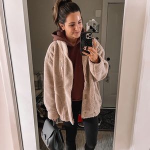 Revolve Zip Front Teddy Jacket